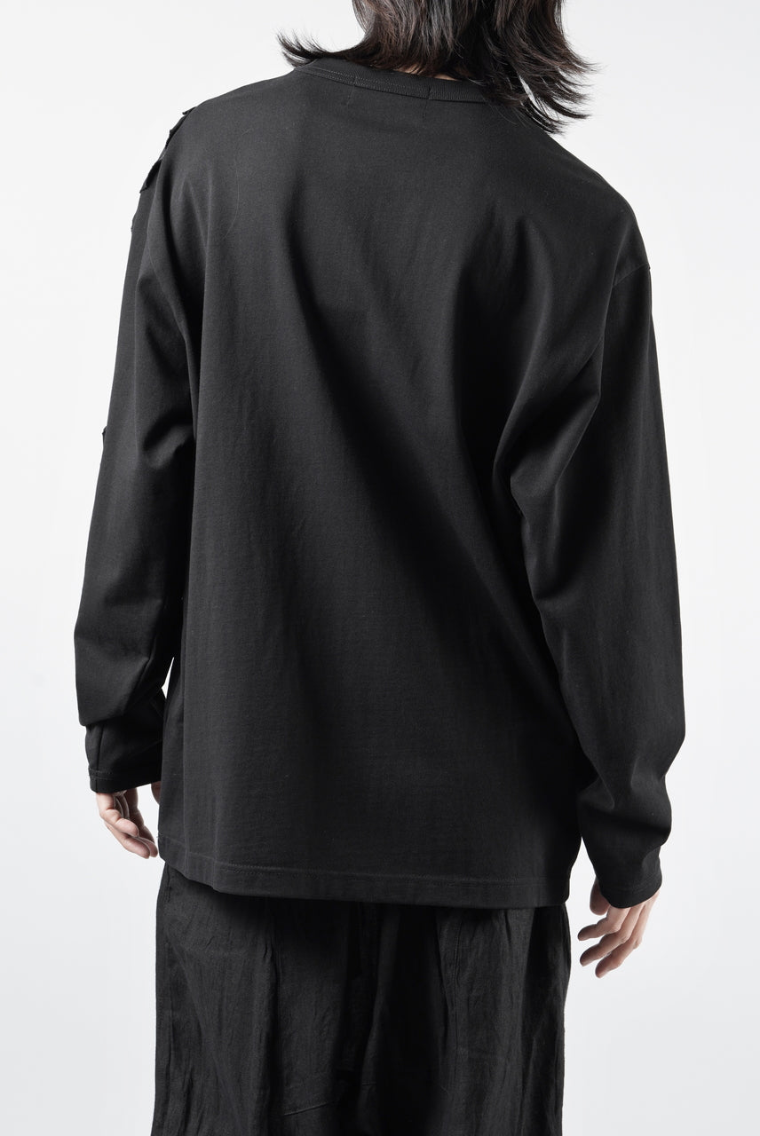 画像をギャラリービューアに読み込む, OBLADI NUMBERS LONG SLEEVES T-SHIRT (BLACK)
