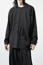 画像をギャラリービューアに読み込む, OBLADI NUMBERS LONG SLEEVES T-SHIRT (BLACK)