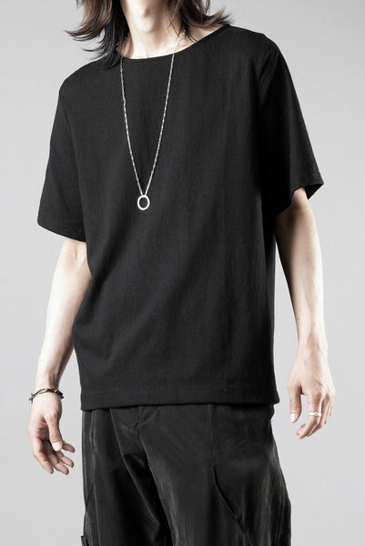 OPPOSE DUALITY HALF SLEEVE T-SHIRTS / COTTON JERSEY (BLACK)
