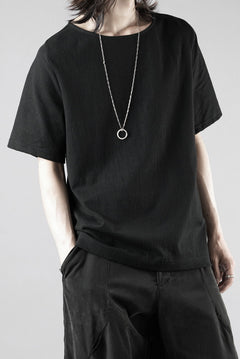 Load image into Gallery viewer, OPPOSE DUALITY HALF SLEEVE T-SHIRTS / COTTON JERSEY (BLACK)