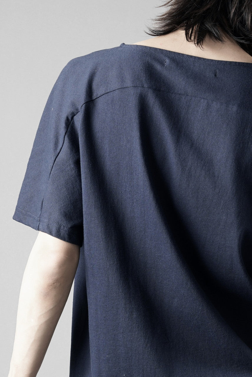 Load image into Gallery viewer, OPPOSE DUALITY HALF SLEEVE T-SHIRTS / COTTON JERSEY (NAVY)