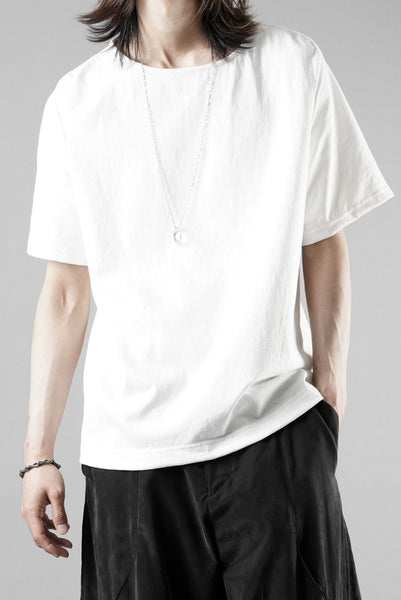 OPPOSE DUALITY HALF SLEEVE T-SHIRTS / COTTON JERSEY (WHITE)
