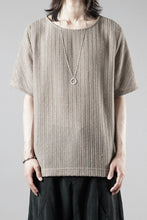 Load image into Gallery viewer, OPPOSE DUALITY exclusive HALF SLEEVE T-SHIRTS WAVE / RUSSELL KNIT JERSEY (BEIGE)