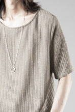 Load image into Gallery viewer, OPPOSE DUALITY exclusive HALF SLEEVE T-SHIRTS WAVE / RUSSELL KNIT JERSEY (BEIGE)