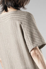 Load image into Gallery viewer, OPPOSE DUALITY exclusive HALF SLEEVE T-SHIRTS WAVE / RUSSELL KNIT JERSEY (BEIGE)