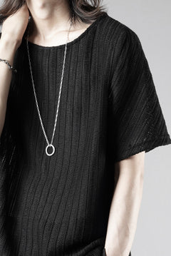 Load image into Gallery viewer, OPPOSE DUALITY exclusive HALF SLEEVE T-SHIRTS WAVE / RUSSELL KNIT JERSEY (BLACK)