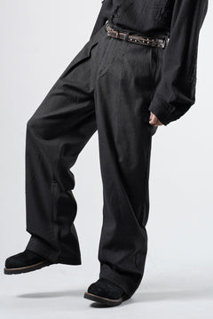 Load image into Gallery viewer, Professor.E E’TRIPED PANTS (BLACK)