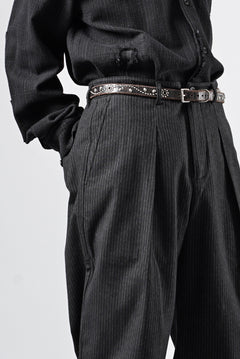 Load image into Gallery viewer, Professor.E E’TRIPED PANTS (BLACK)