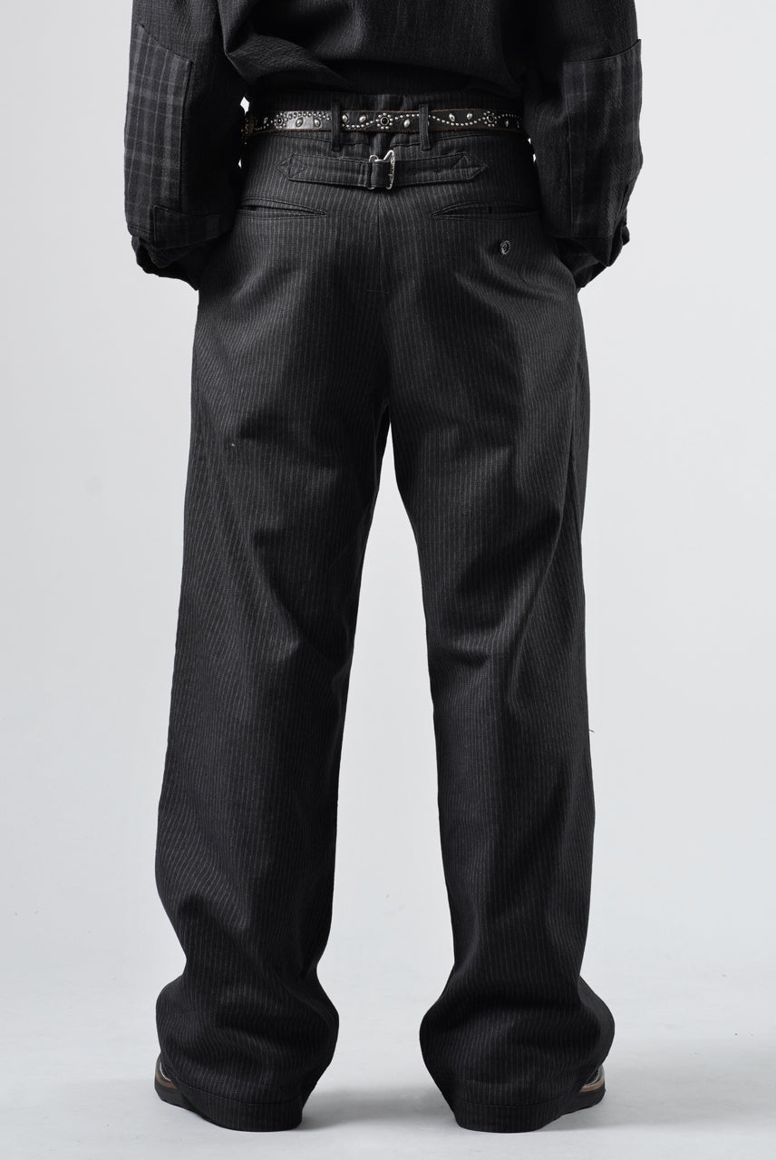 Load image into Gallery viewer, Professor.E E’TRIPED PANTS (BLACK)
