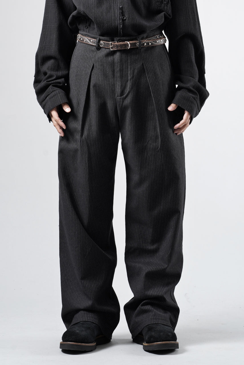 Load image into Gallery viewer, Professor.E E’TRIPED PANTS (BLACK)