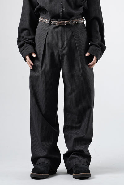 Professor.E E’TRIPED PANTS (BLACK)
