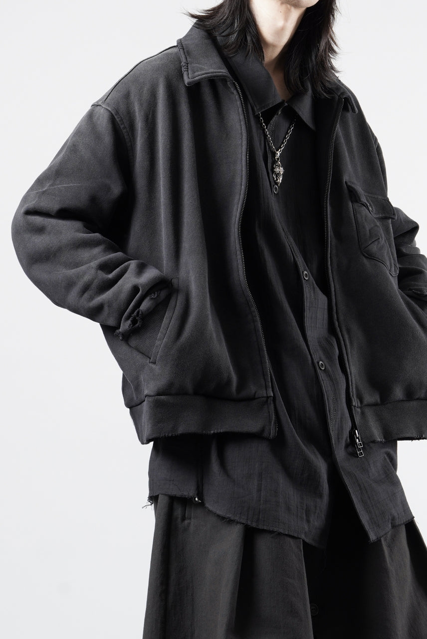 画像をギャラリービューアに読み込む, Professor.E AGED SINGLE POCKET JACKET (WASHED BLACK)