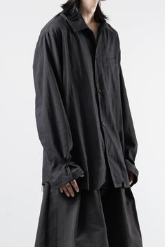 画像をギャラリービューアに読み込む, Professor.E EMBROIDERED SHIRT (BLACK)