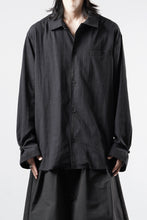 画像をギャラリービューアに読み込む, Professor.E EMBROIDERED SHIRT (BLACK)