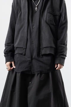 画像をギャラリービューアに読み込む, Professor.E AGED SINGLE POCKET JACKET (WASHED BLACK)