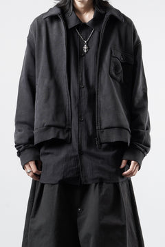 画像をギャラリービューアに読み込む, Professor.E AGED SINGLE POCKET JACKET (WASHED BLACK)