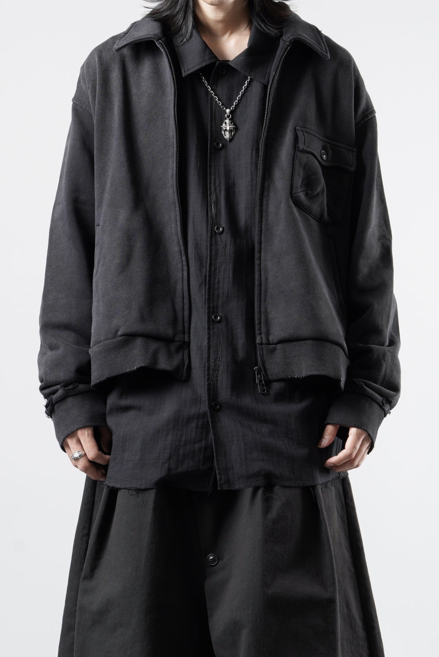 画像をギャラリービューアに読み込む, Professor.E AGED SINGLE POCKET JACKET (WASHED BLACK)