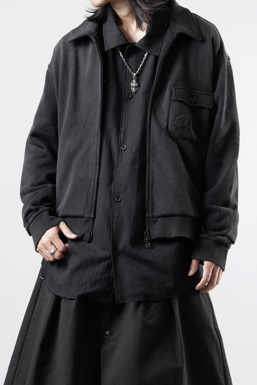 画像をギャラリービューアに読み込む, Professor.E AGED SINGLE POCKET JACKET (WASHED BLACK)
