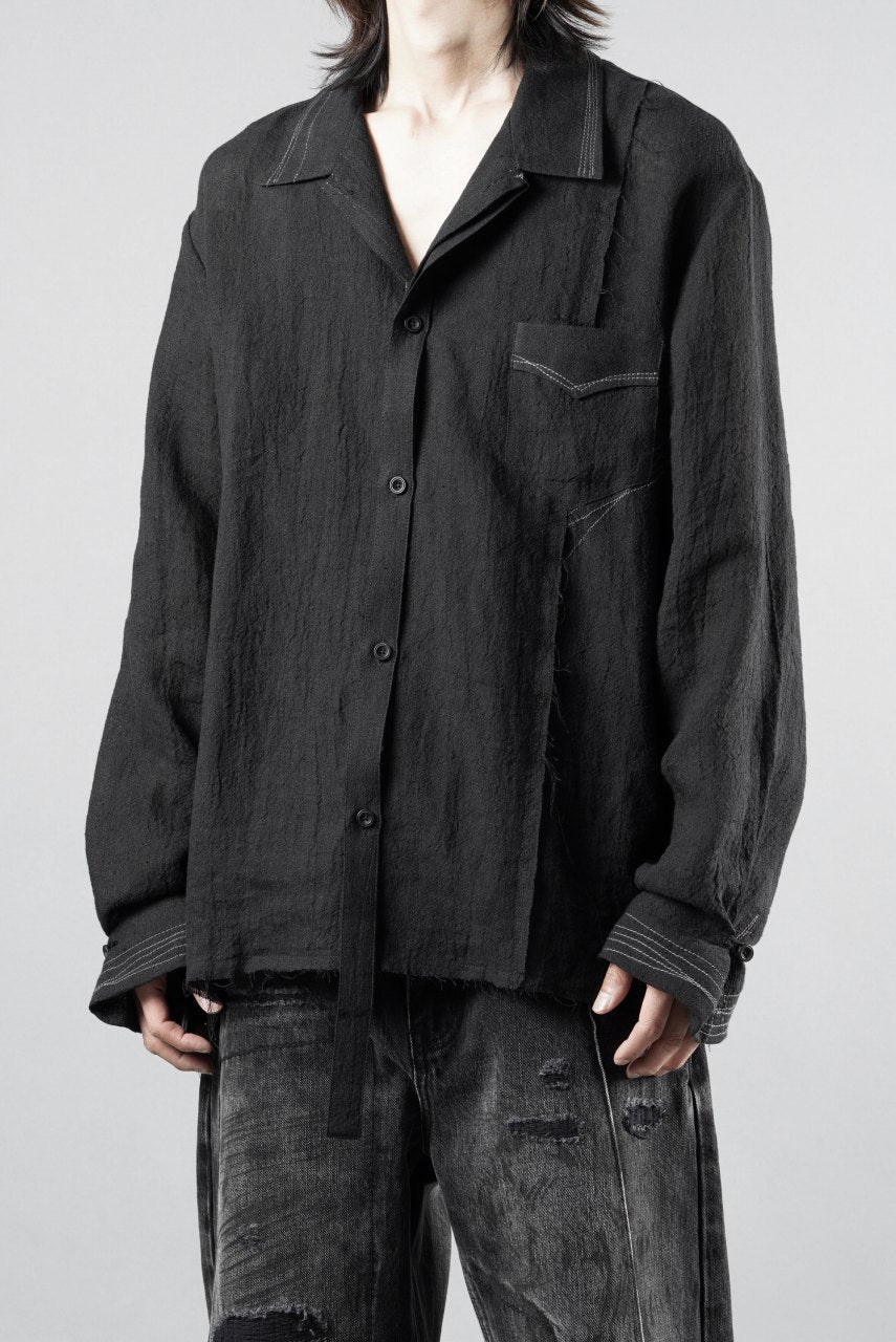 画像をギャラリービューアに読み込む, Professor.E POPLIN SHIRT (BLACK)