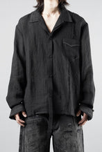 画像をギャラリービューアに読み込む, Professor.E POPLIN SHIRT (BLACK)