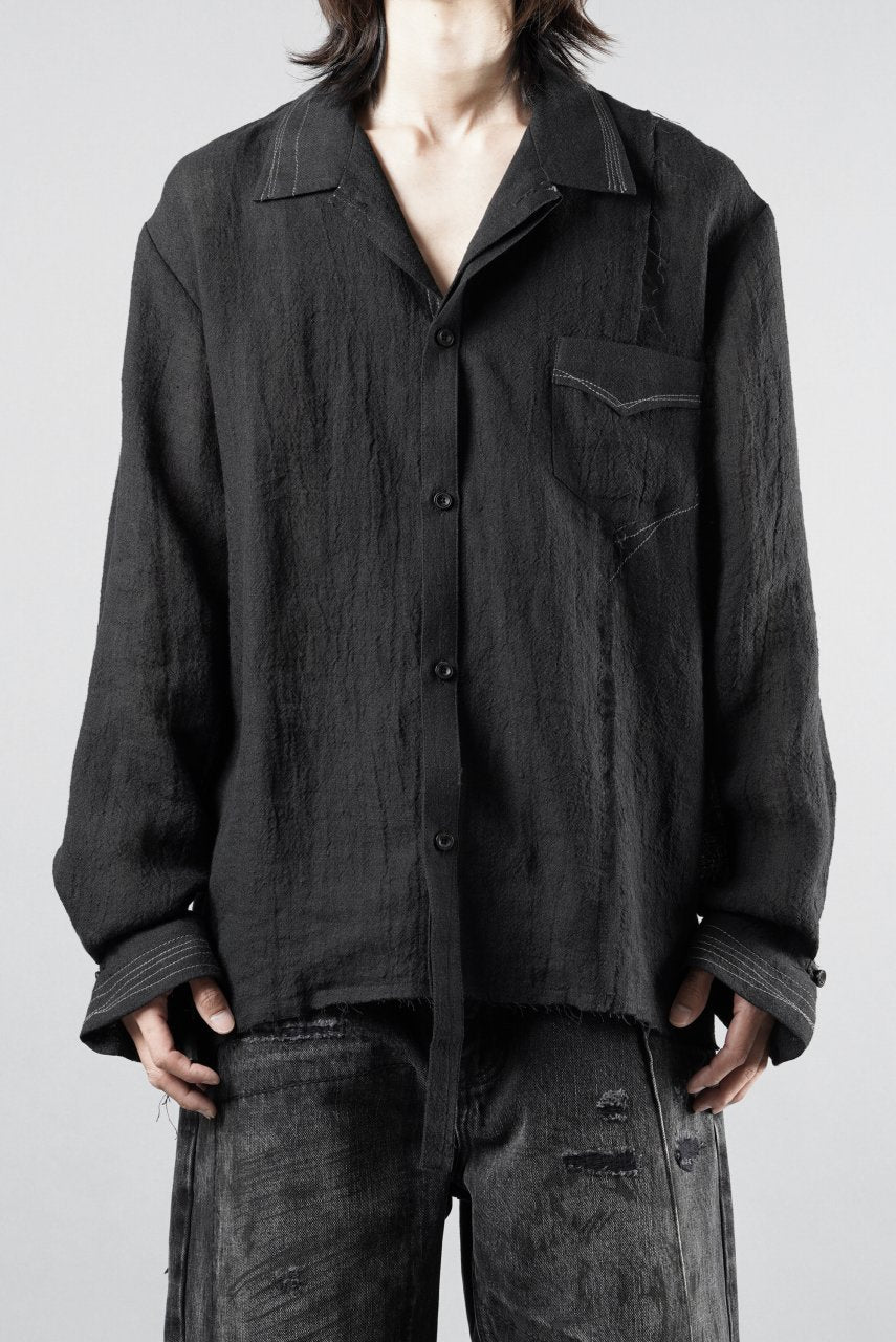 画像をギャラリービューアに読み込む, Professor.E POPLIN SHIRT (BLACK)
