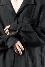 画像をギャラリービューアに読み込む, Professor.E POPLIN SHIRT (BLACK)