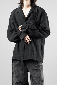 画像をギャラリービューアに読み込む, Professor.E POPLIN SHIRT (BLACK)