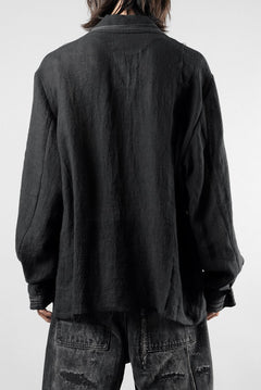 画像をギャラリービューアに読み込む, Professor.E POPLIN SHIRT (BLACK)