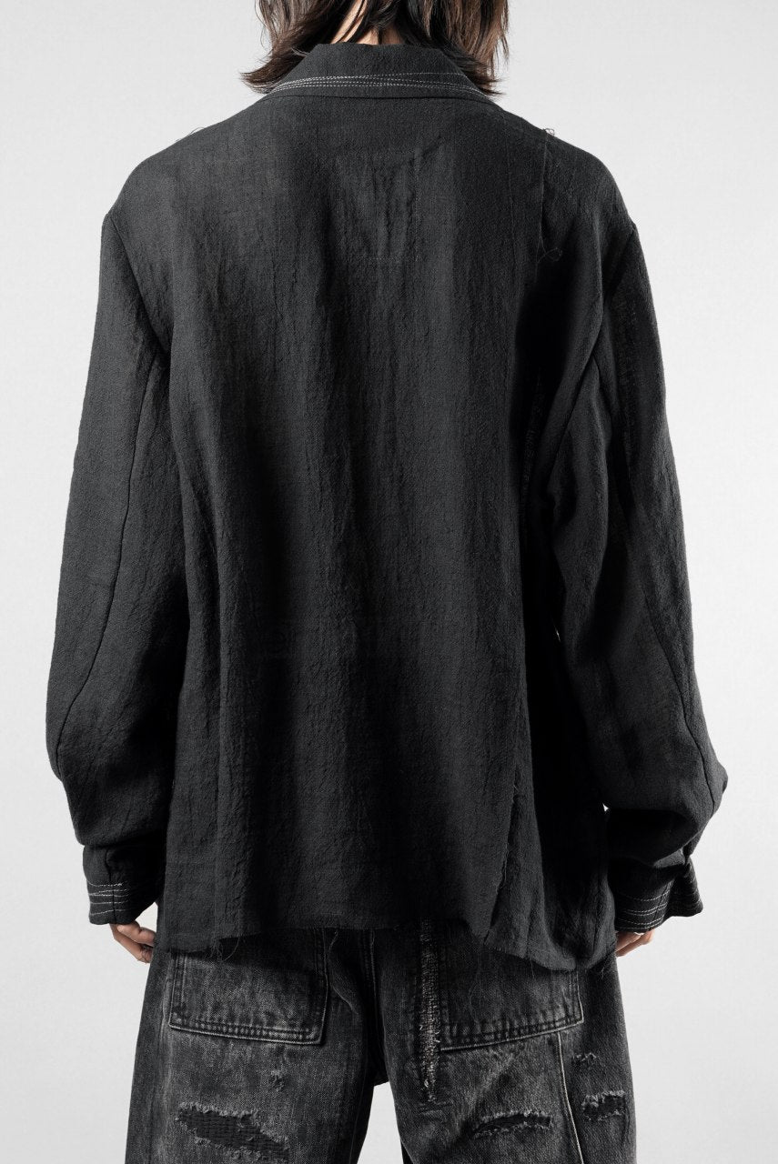 画像をギャラリービューアに読み込む, Professor.E POPLIN SHIRT (BLACK)