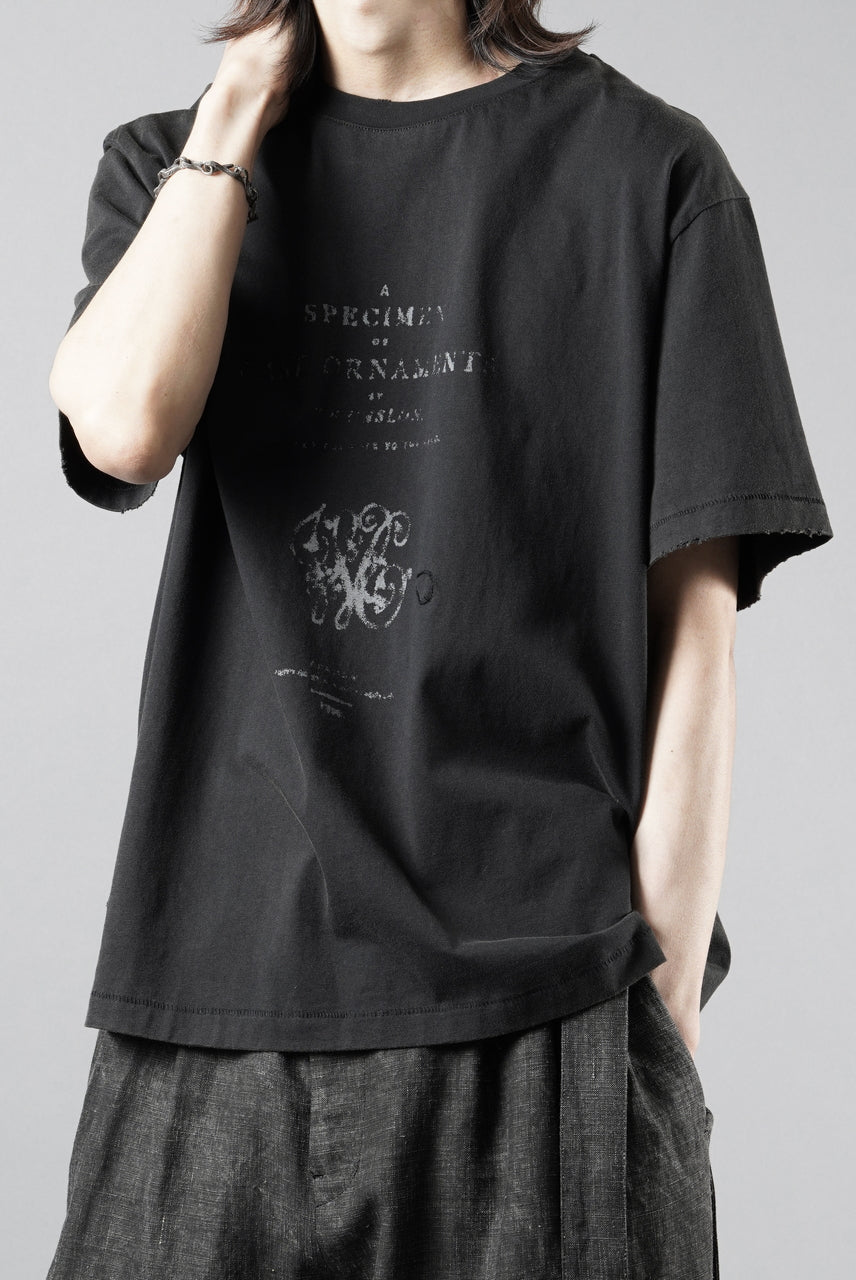 画像をギャラリービューアに読み込む, Professor.E DAMAGE &amp; PRINT S/S TEE 02 (GREY)