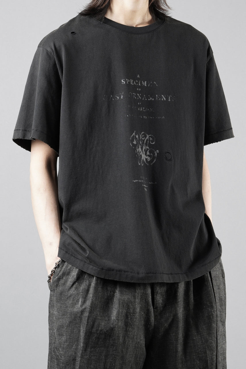 画像をギャラリービューアに読み込む, Professor.E DAMAGE &amp; PRINT S/S TEE 02 (GREY)