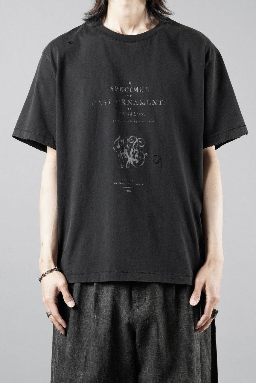 画像をギャラリービューアに読み込む, Professor.E DAMAGE &amp; PRINT S/S TEE 02 (GREY)