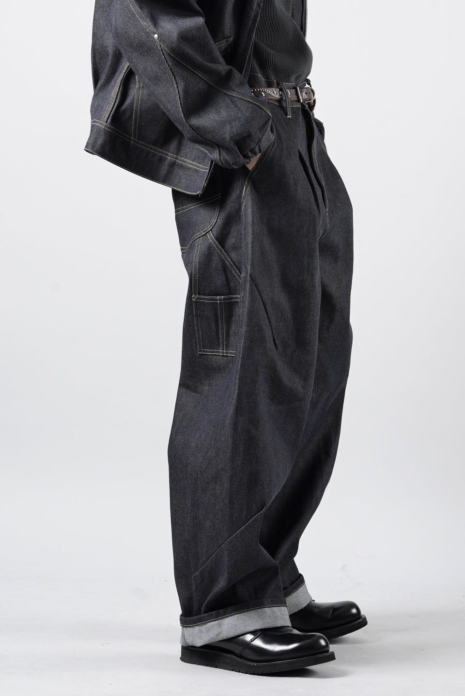 Load image into Gallery viewer, F/CE. × Lee PAINTER UTILITY PAINTER PANTS / CORDURA® DENIM (INDIGO)