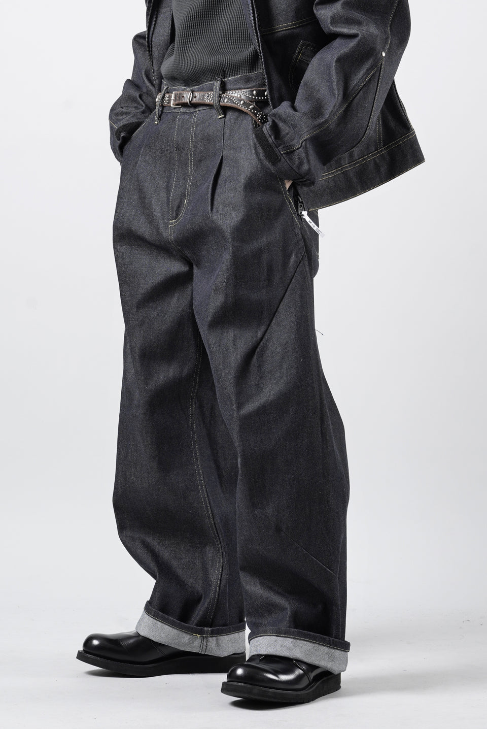 Load image into Gallery viewer, F/CE. × Lee PAINTER UTILITY PAINTER PANTS / CORDURA® DENIM (INDIGO)