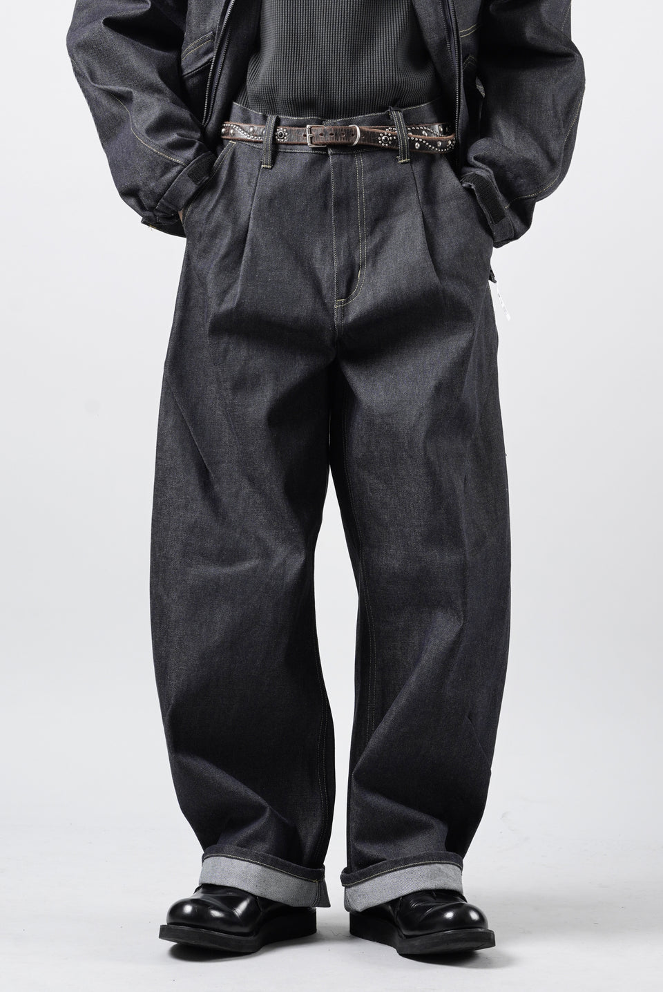 Load image into Gallery viewer, F/CE. × Lee PAINTER UTILITY PAINTER PANTS / CORDURA® DENIM (INDIGO)