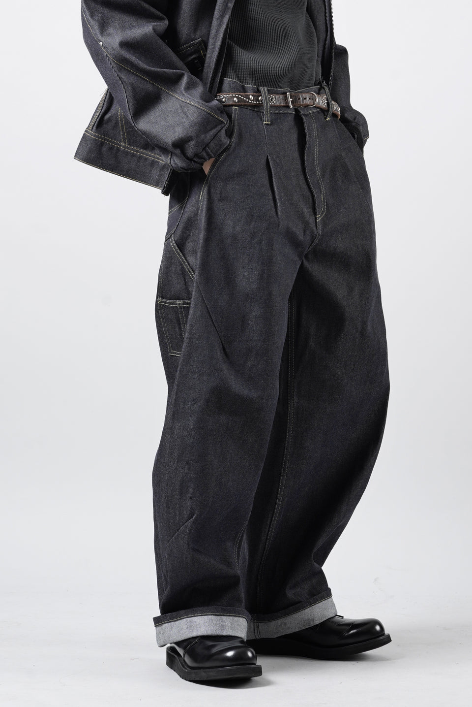 Load image into Gallery viewer, F/CE. × Lee PAINTER UTILITY PAINTER PANTS / CORDURA® DENIM (INDIGO)