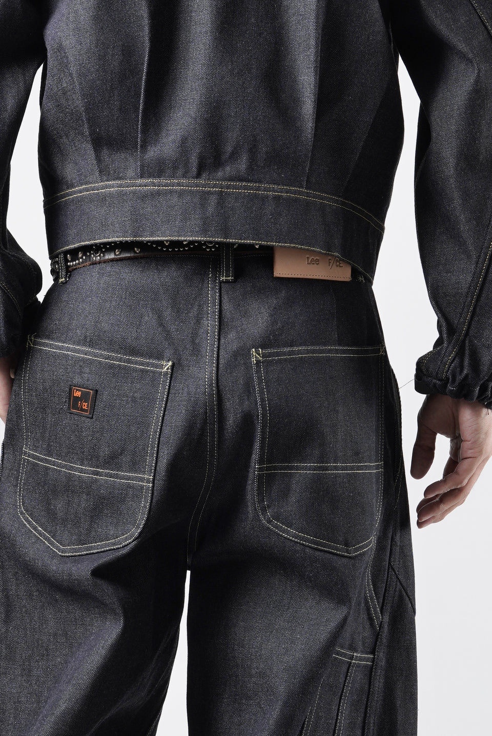 Load image into Gallery viewer, F/CE. × Lee PAINTER UTILITY PAINTER PANTS / CORDURA® DENIM (INDIGO)