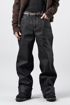 Load image into Gallery viewer, LITTLEBIG Raw Denim Pants (BLACK)