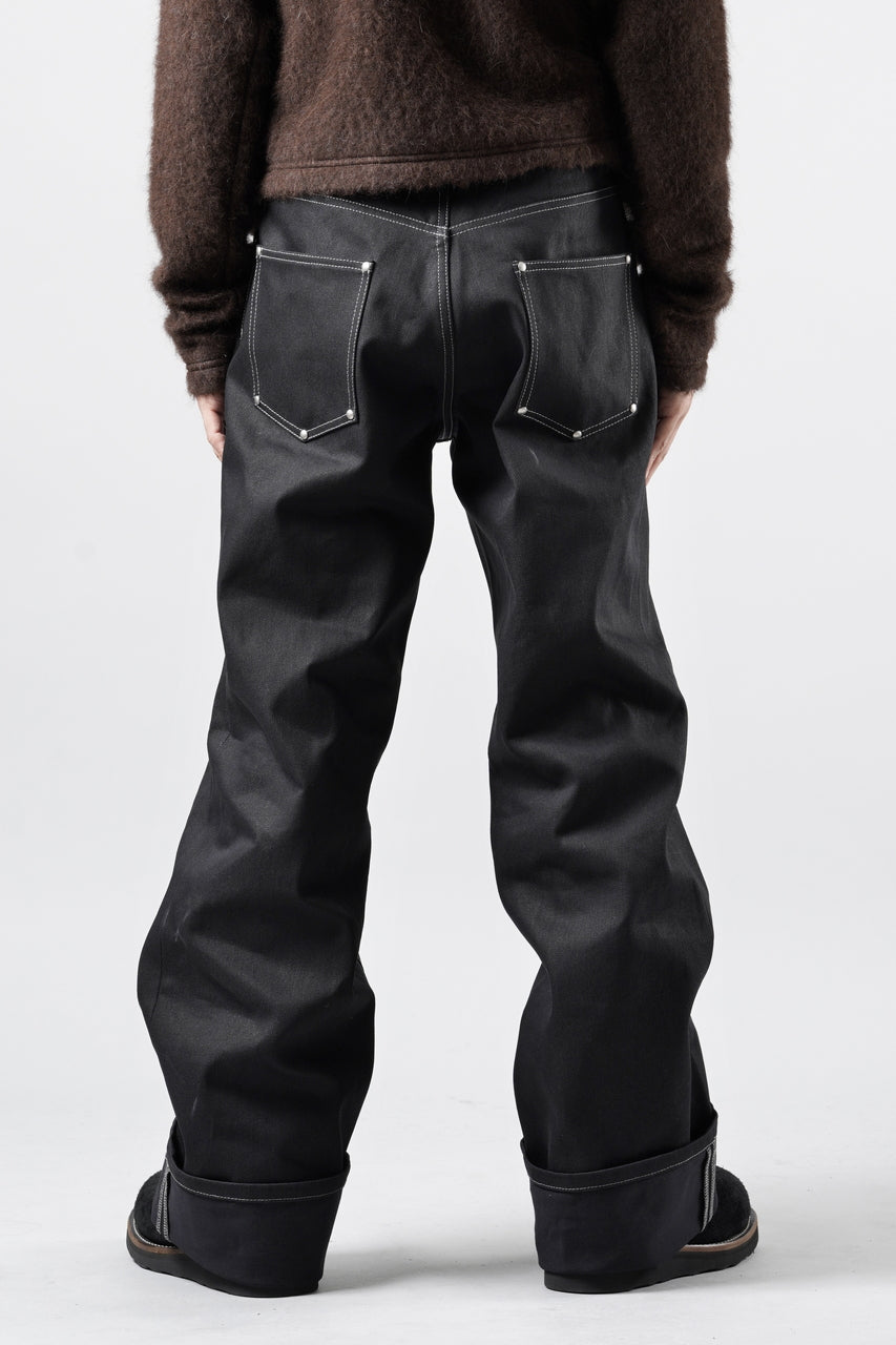 Load image into Gallery viewer, LITTLEBIG Raw Denim Pants (BLACK)