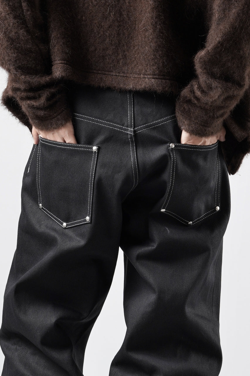 Load image into Gallery viewer, LITTLEBIG Raw Denim Pants (BLACK)