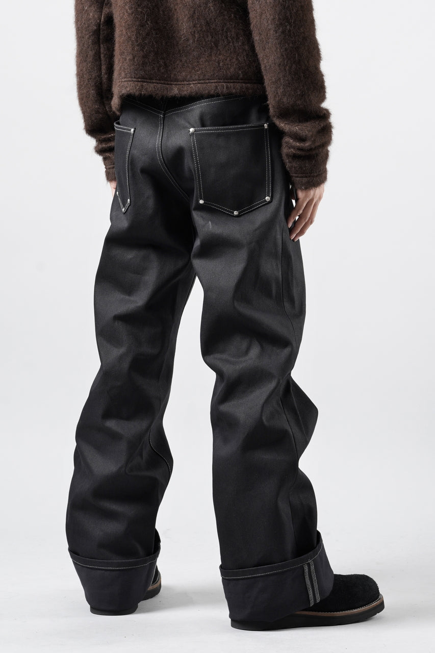 Load image into Gallery viewer, LITTLEBIG Raw Denim Pants (BLACK)