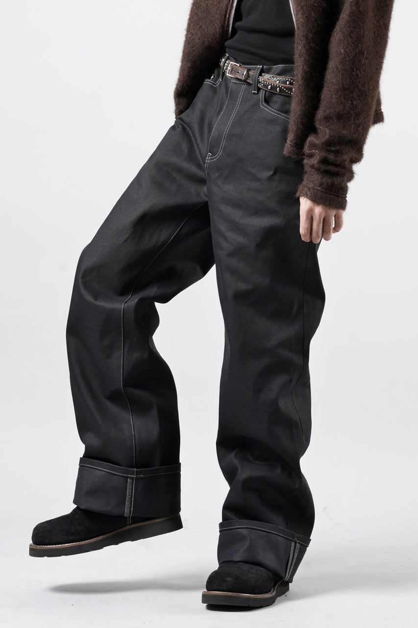 Load image into Gallery viewer, LITTLEBIG Raw Denim Pants (BLACK)
