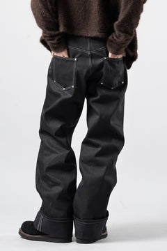 Load image into Gallery viewer, LITTLEBIG Raw Denim Pants (BLACK)