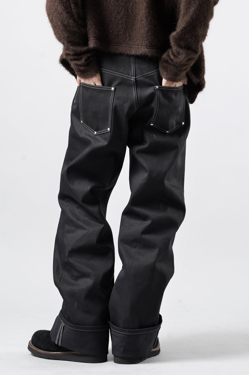 Load image into Gallery viewer, LITTLEBIG Raw Denim Pants (BLACK)