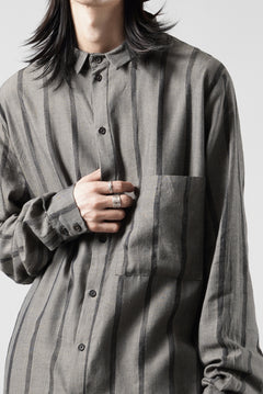 画像をギャラリービューアに読み込む, Aleksandr Manamis STRIPE BUTTON COLLAR SHIRT (STRIPE)