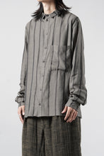 画像をギャラリービューアに読み込む, Aleksandr Manamis STRIPE BUTTON COLLAR SHIRT (STRIPE)