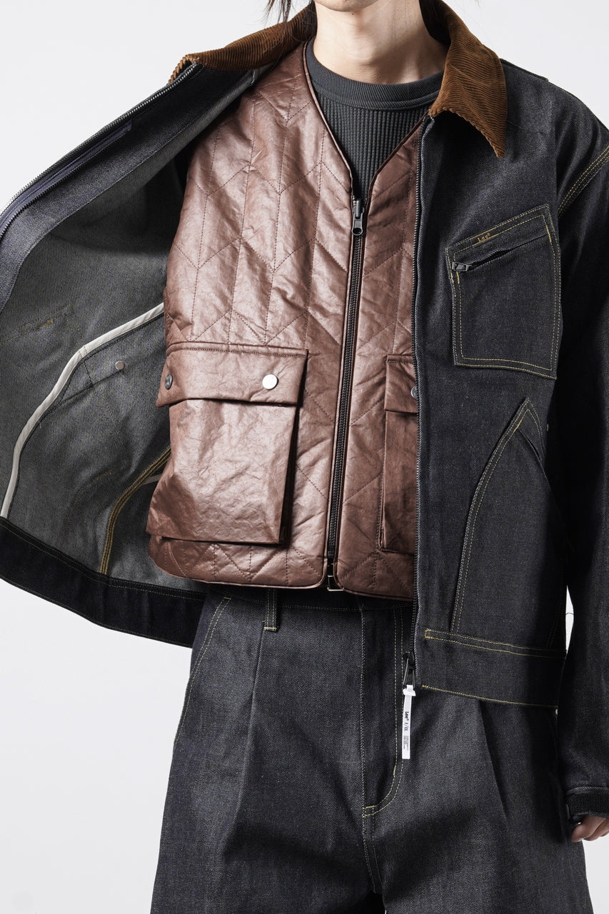 F/CE. × Lee 91-B MODULE VEST / PRIMALOFT® (BROWN)