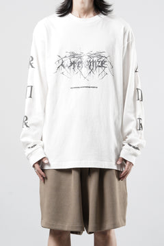 画像をギャラリービューアに読み込む, F/CE. RE WRECONIZE LONG SLEEVE T-SHIRT (WHITE)