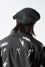Load image into Gallery viewer, Y's for men x MASSES ADJUSTABLE BERET / LINEN CLOTH (BLACK)