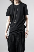 画像をギャラリービューアに読み込む, black crow x LOOM exclusive short sleeve tops / 20/1 Loop wheeled Cotton Jersey (BLACK)